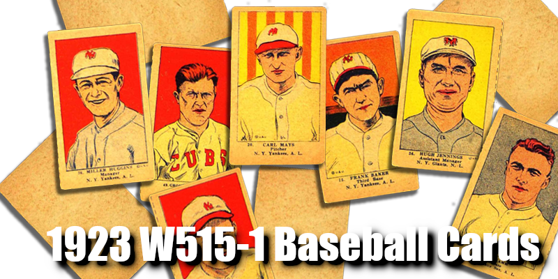 1923 W515-1 Baseball Cards 